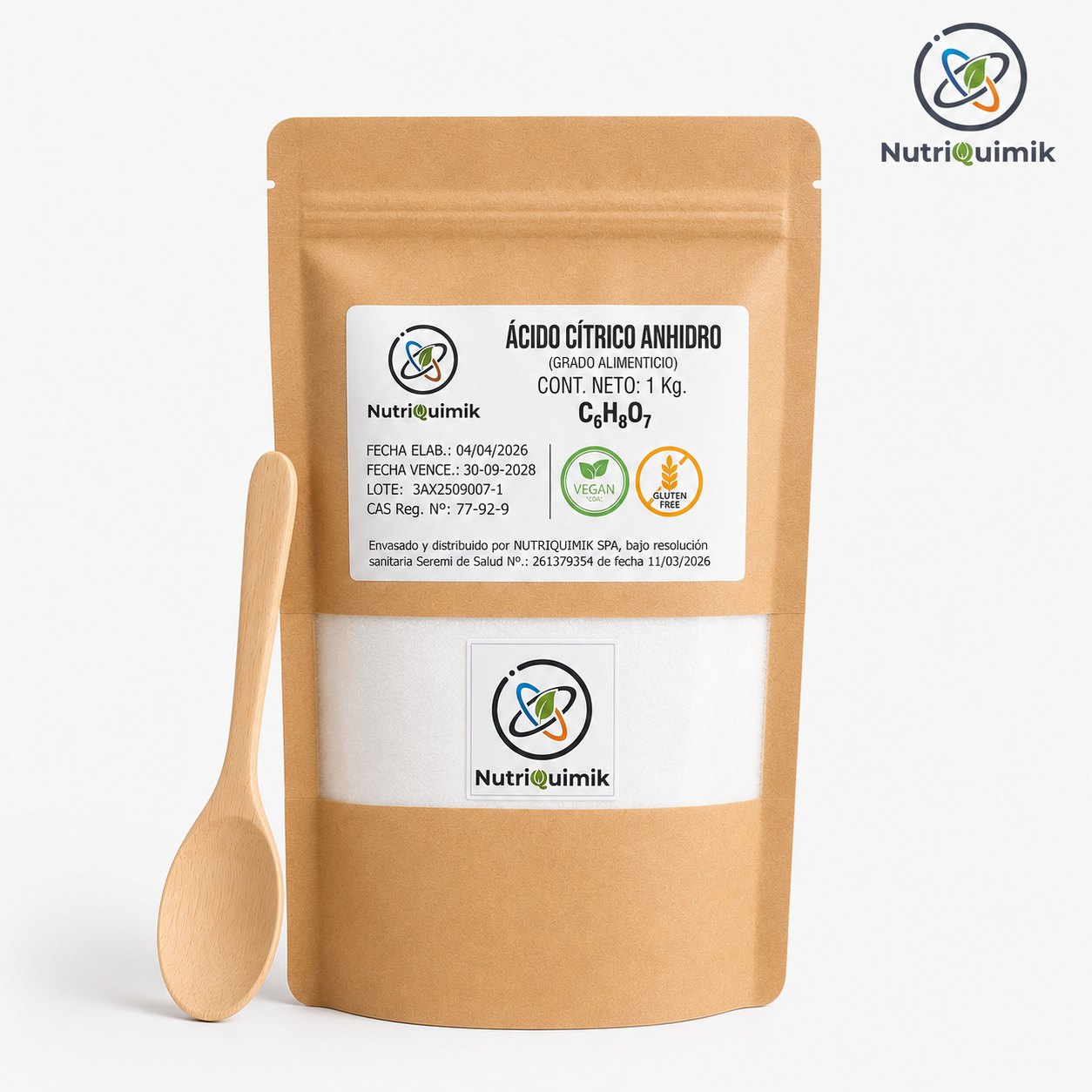 Acido Citrico Anhidro Grado Alimenticio Usp